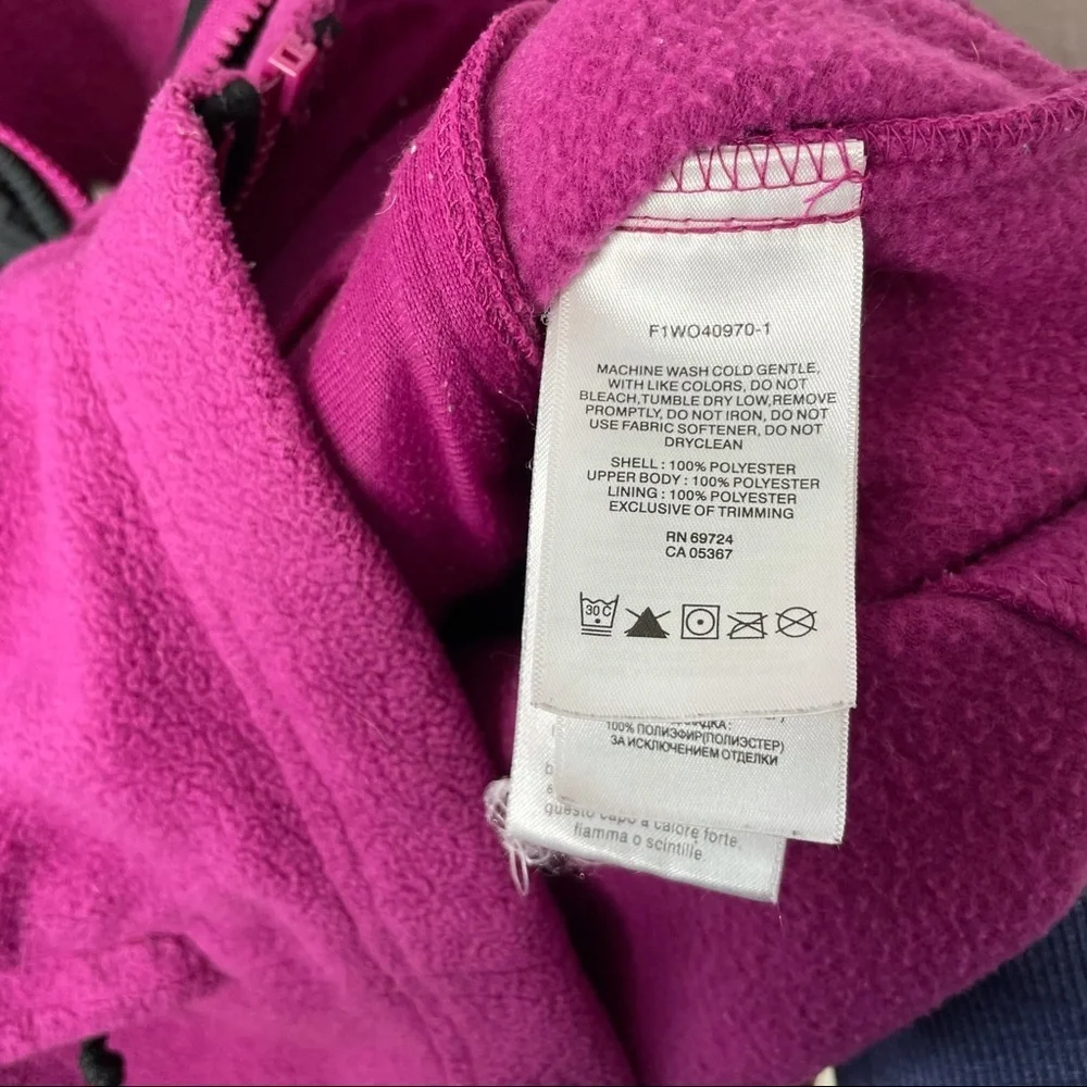 Columbia magenta pink interchange fleece zip up jacket - Picture 4 of 10